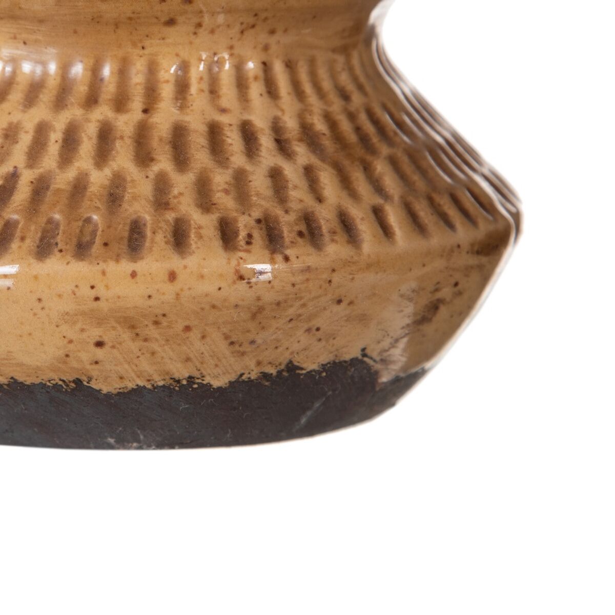 Vase Marron Céramique 15 x 15 x 9 cm